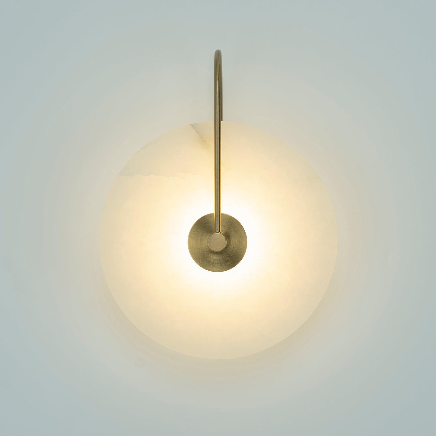 White LED Wall Light with Adjustable Black Arm
