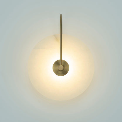 White LED Wall Light with Adjustable Black Arm