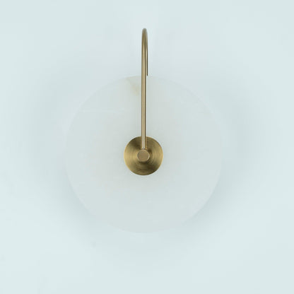 White LED Wall Light with Adjustable Black Arm