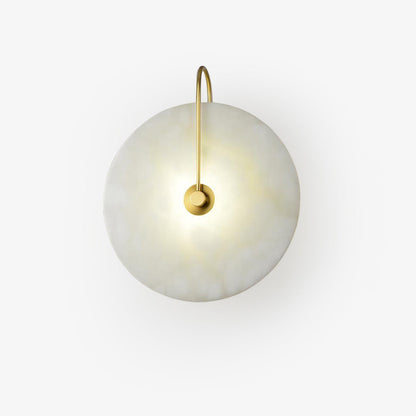 White LED Wall Light with Adjustable Black Arm
