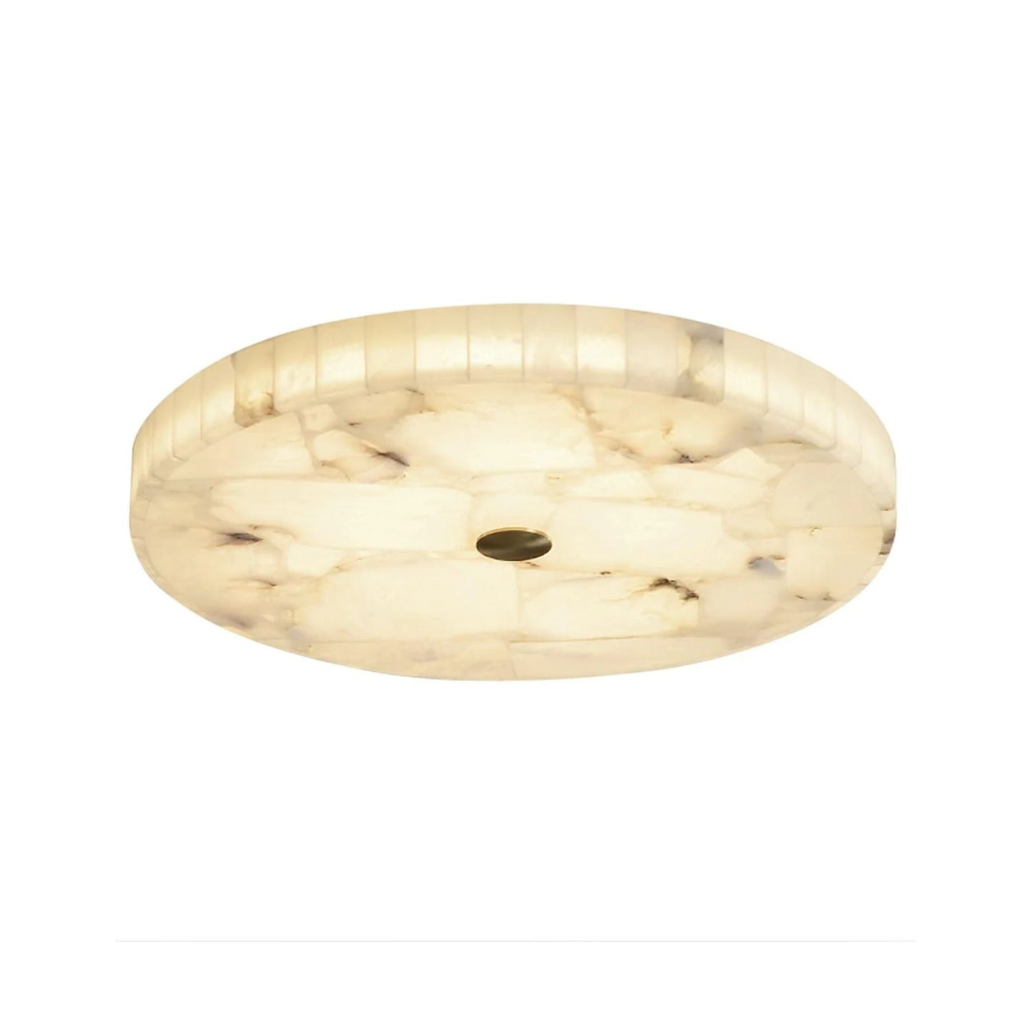 AlabasterGlow | Elegant LED Flush Mount Ceiling Light Fixture for Modern Homes 1