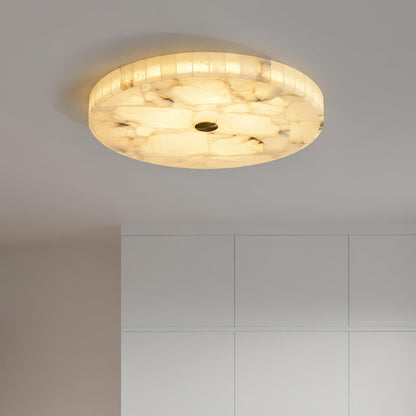 AlabasterGlow | Elegant LED Flush Mount Ceiling Light Fixture for Modern Homes 10