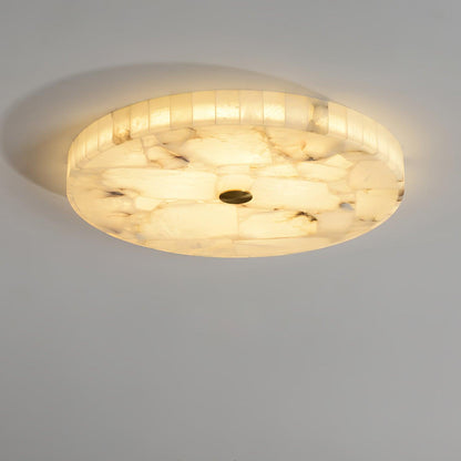 AlabasterGlow | Elegant LED Flush Mount Ceiling Light Fixture for Modern Homes 11