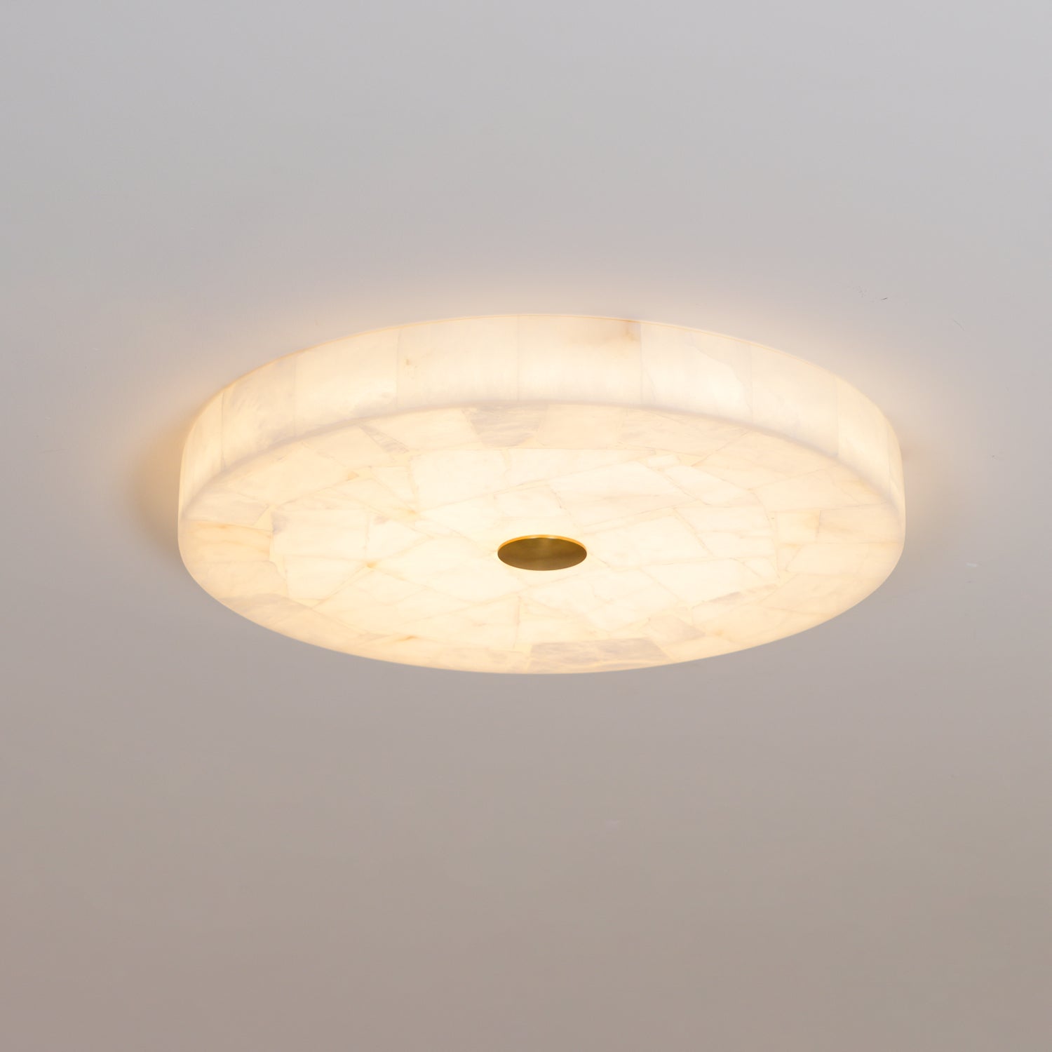 AlabasterGlow | Elegant LED Flush Mount Ceiling Light Fixture for Modern Homes 4
