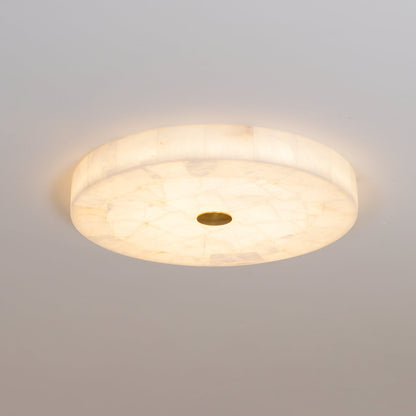 AlabasterGlow | Elegant LED Flush Mount Ceiling Light Fixture for Modern Homes 4