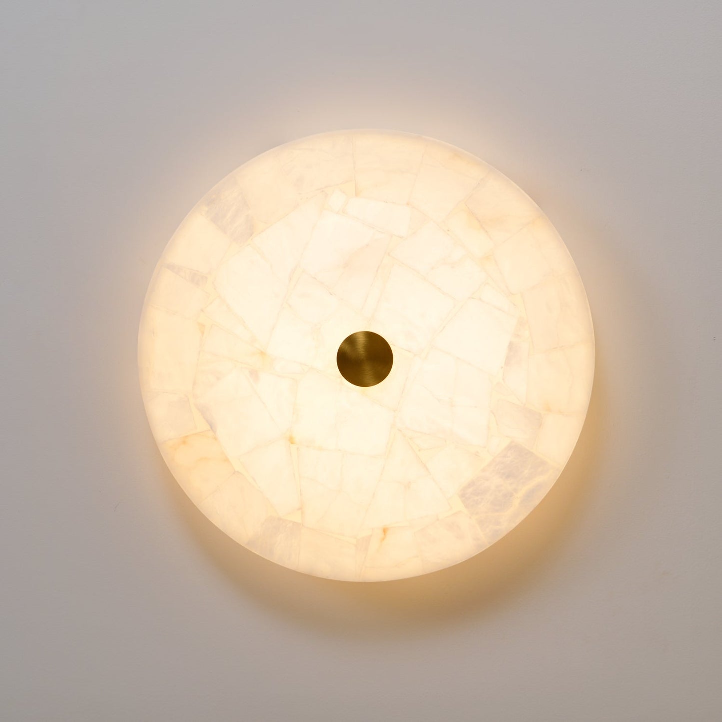 AlabasterGlow | Elegant LED Flush Mount Ceiling Light Fixture for Modern Homes 5