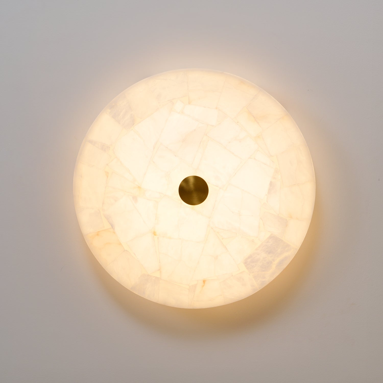 AlabasterGlow | Elegant LED Flush Mount Ceiling Light Fixture for Modern Homes 5