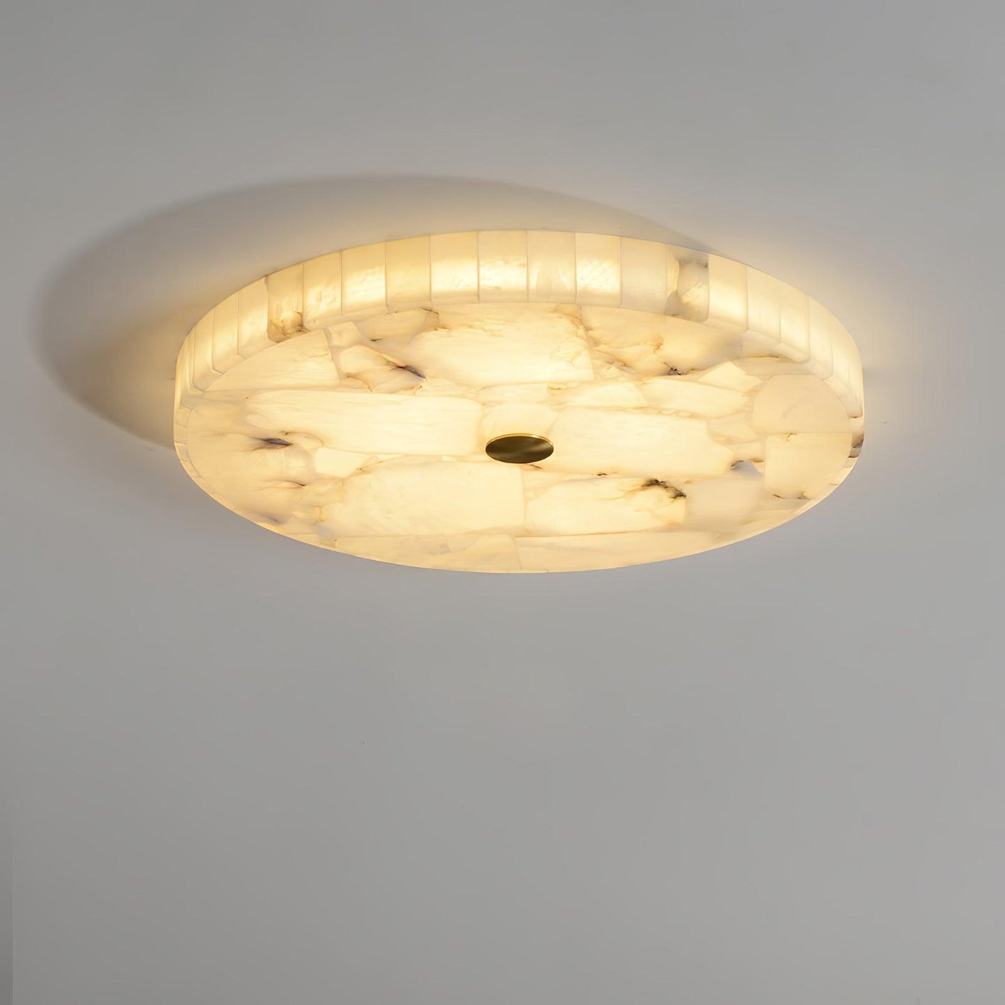 AlabasterGlow | Elegant LED Flush Mount Ceiling Light Fixture for Modern Homes 8