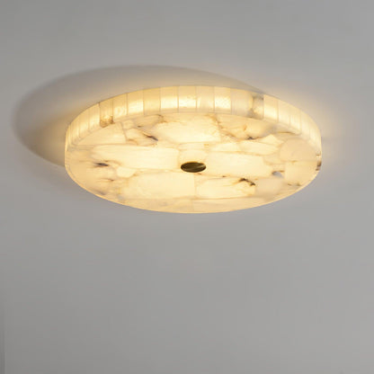 AlabasterGlow | Elegant LED Flush Mount Ceiling Light Fixture for Modern Homes 8
