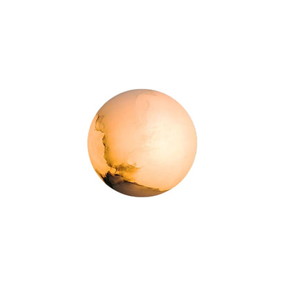 AlabasterGlow | Elegant Minimalist Alabaster Wall Sconce Lighting Fixture 1