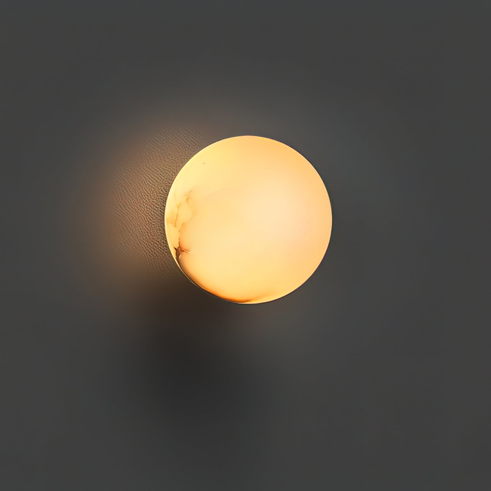 AlabasterGlow | Elegant Minimalist Alabaster Wall Sconce Lighting Fixture 5