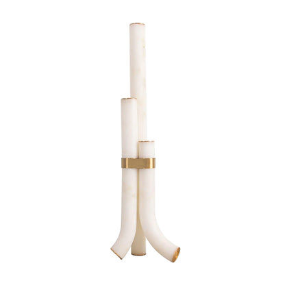 AlabasterGlow | Elegant Modern Triple Floor Lamp Design 1
