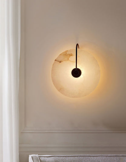 White LED Wall Light with Adjustable Black Arm