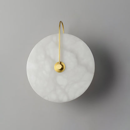 White LED Wall Light with Adjustable Black Arm
