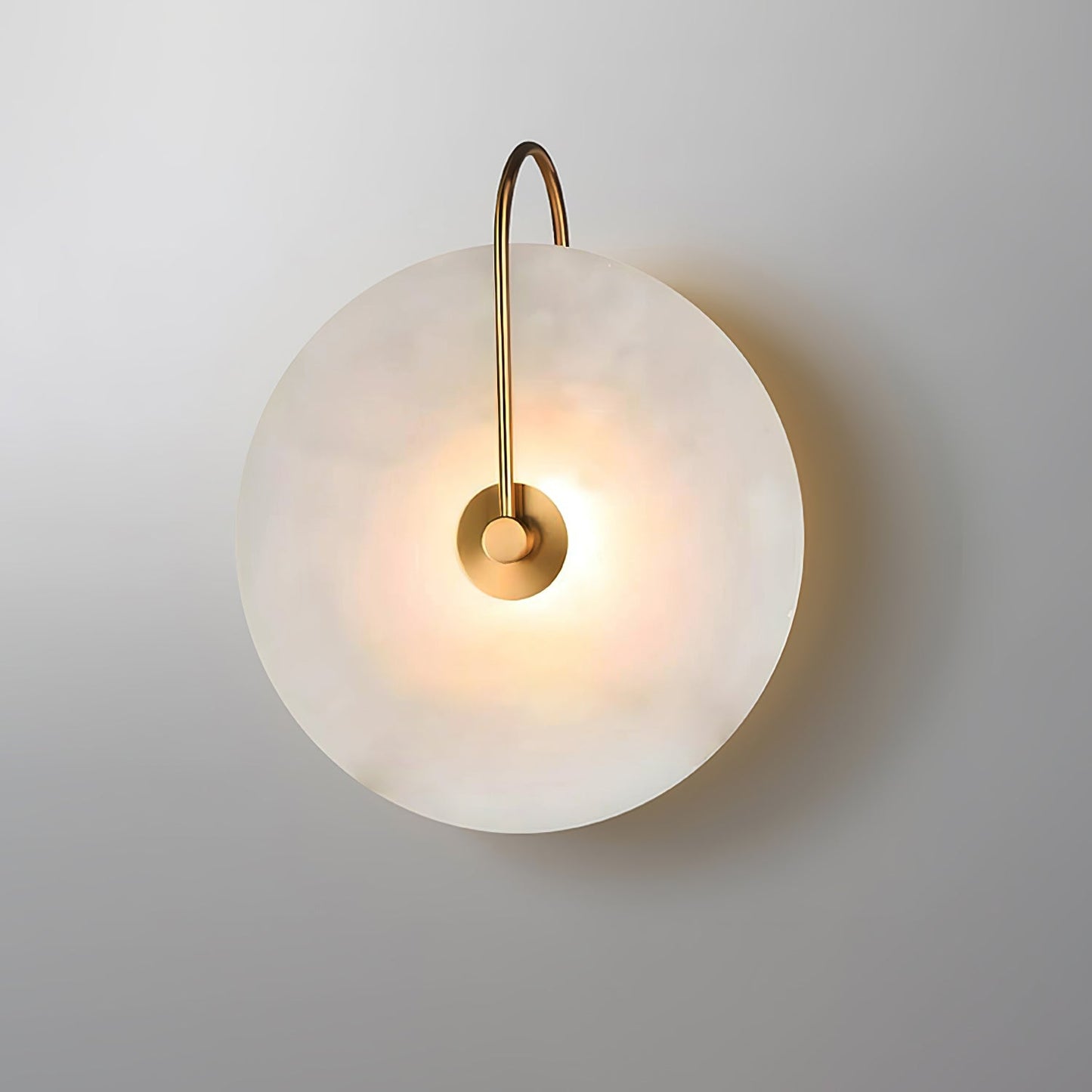 White LED Wall Light with Adjustable Black Arm