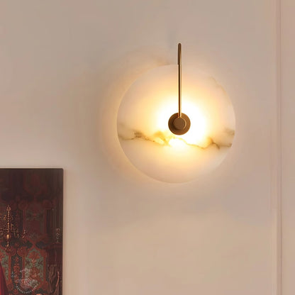 White LED Wall Light with Adjustable Black Arm