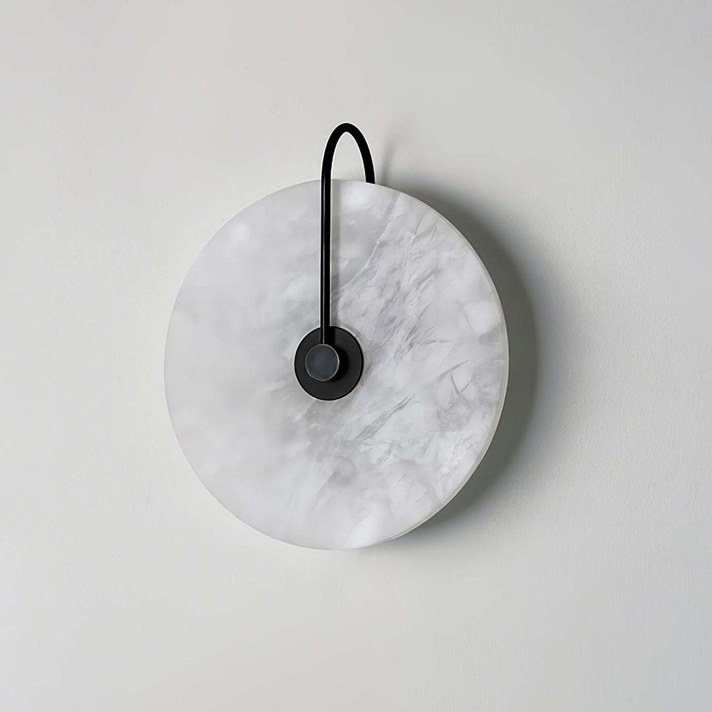 White LED Wall Light with Adjustable Black Arm