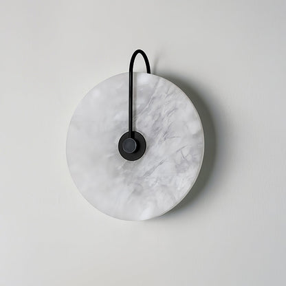 White LED Wall Light with Adjustable Black Arm