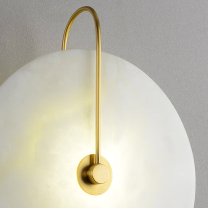 White LED Wall Light with Adjustable Black Arm