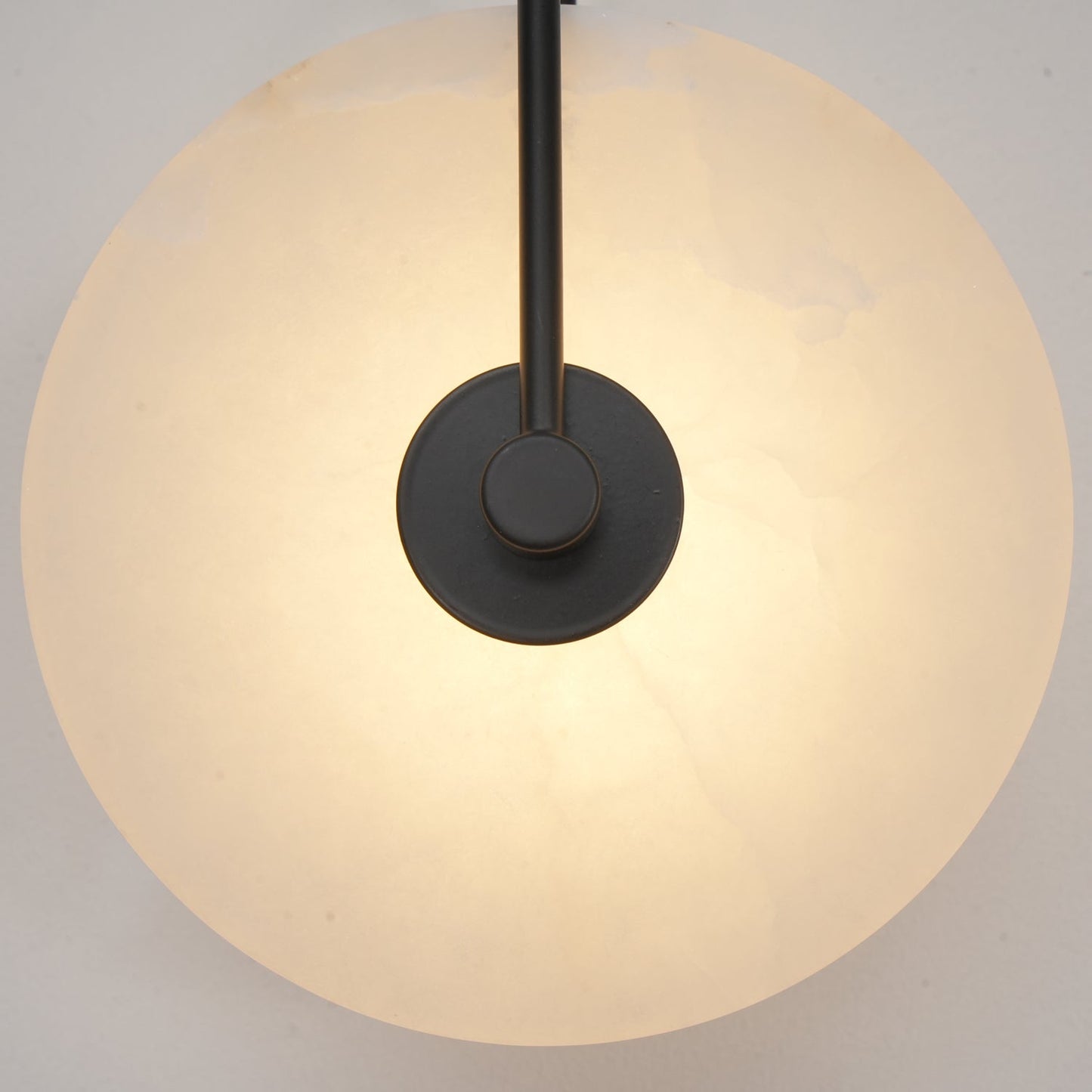 White LED Wall Light with Adjustable Black Arm