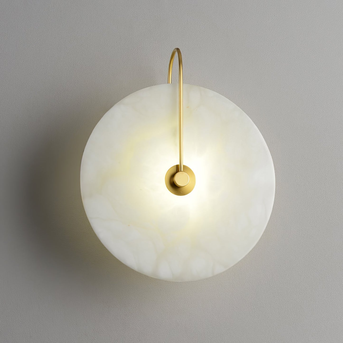 White LED Wall Light with Adjustable Black Arm