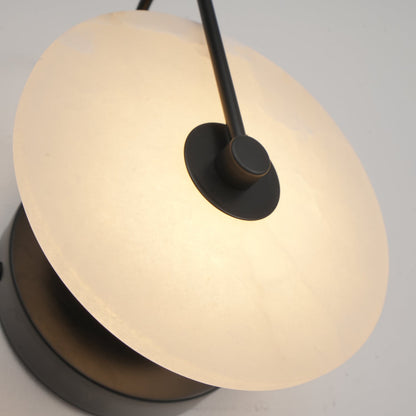 White LED Wall Light with Adjustable Black Arm