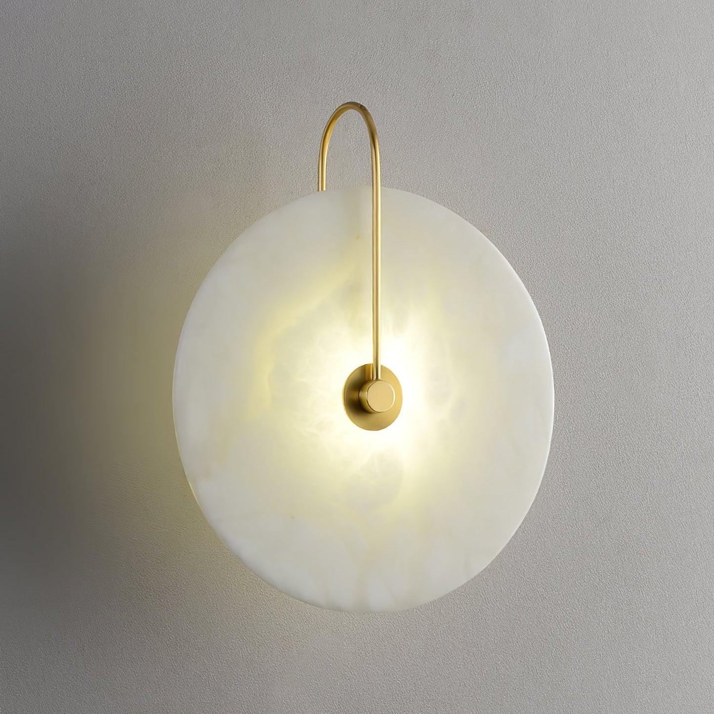 White LED Wall Light with Adjustable Black Arm