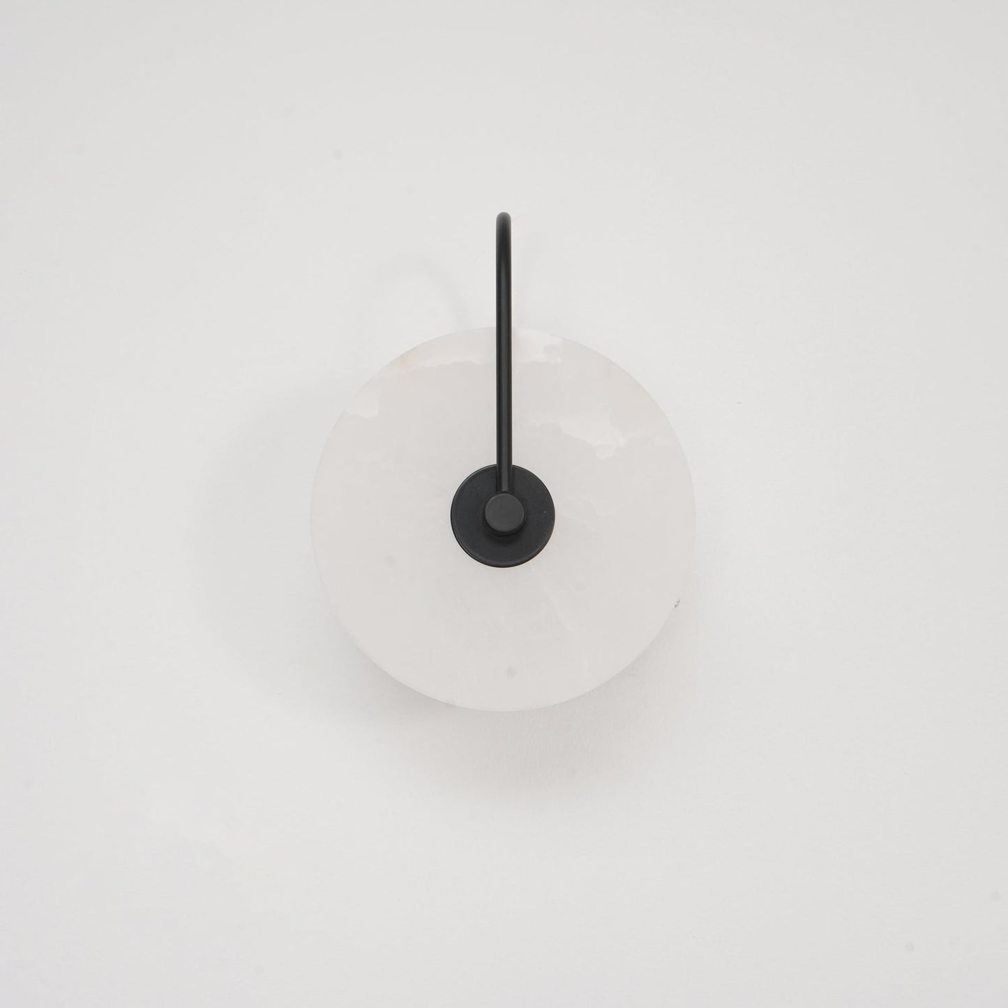 White LED Wall Light with Adjustable Black Arm