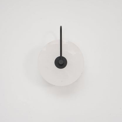 White LED Wall Light with Adjustable Black Arm