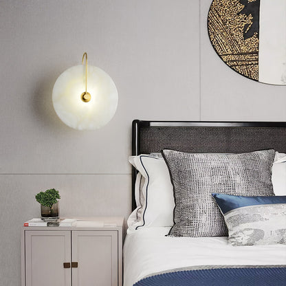 White LED Wall Light with Adjustable Black Arm