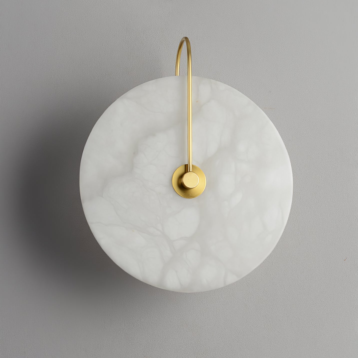White LED Wall Light with Adjustable Black Arm