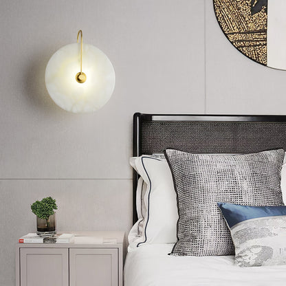 White LED Wall Light with Adjustable Black Arm