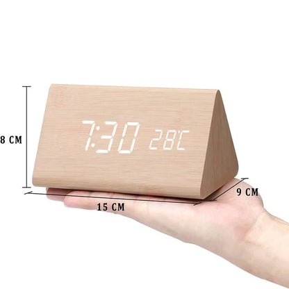 Intelligent LED Alarm Clock with Voice Control