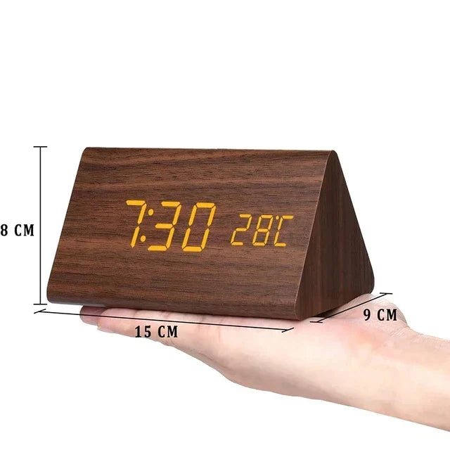 Intelligent LED Alarm Clock with Voice Control