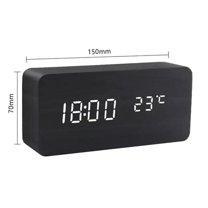 Intelligent LED Alarm Clock with Voice Control