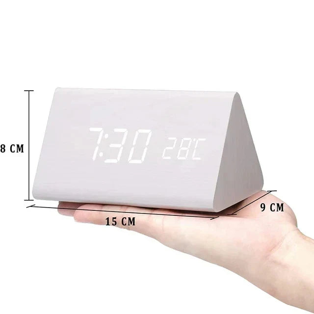 Intelligent LED Alarm Clock with Voice Control