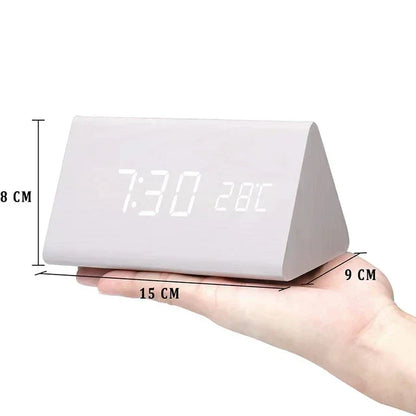 Intelligent LED Alarm Clock with Voice Control