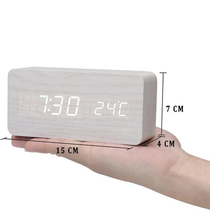 Intelligent LED Alarm Clock with Voice Control