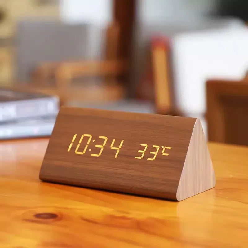 Intelligent LED Alarm Clock with Voice Control