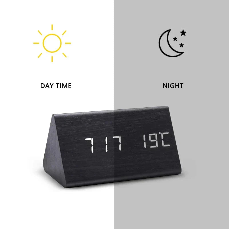 Intelligent LED Alarm Clock with Voice Control