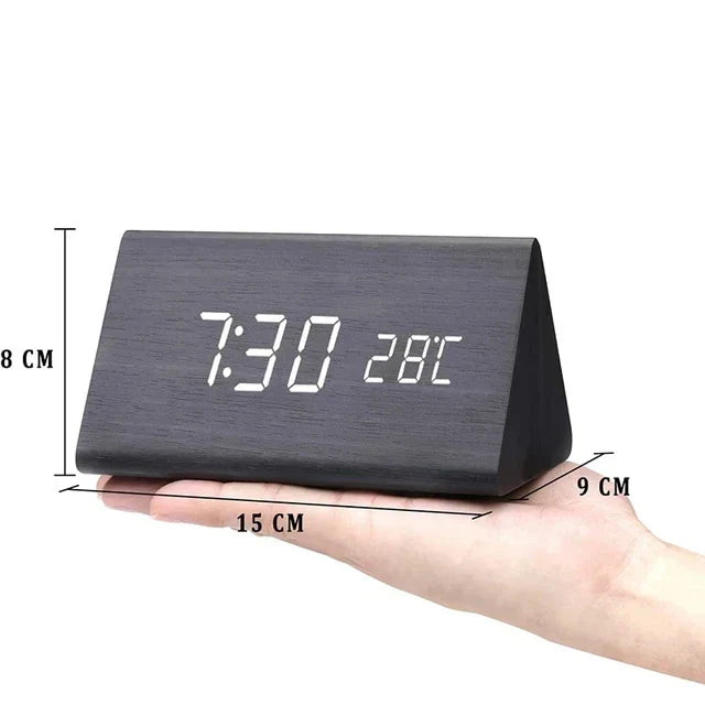 Intelligent LED Alarm Clock with Voice Control