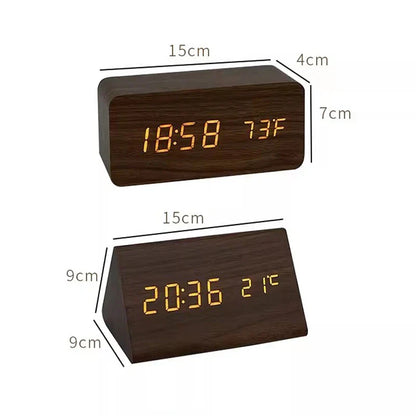 Intelligent LED Alarm Clock with Voice Control