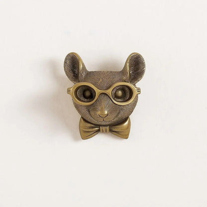 animal head decor, bronze wall art, decorative animal heads