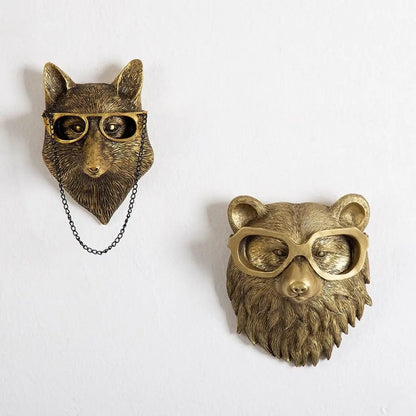 bronze animal wall decor, animal wall sculptures, wall art collection