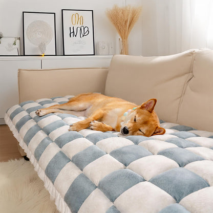 Durable Plaid Pet Furniture Protector Sofa Cover