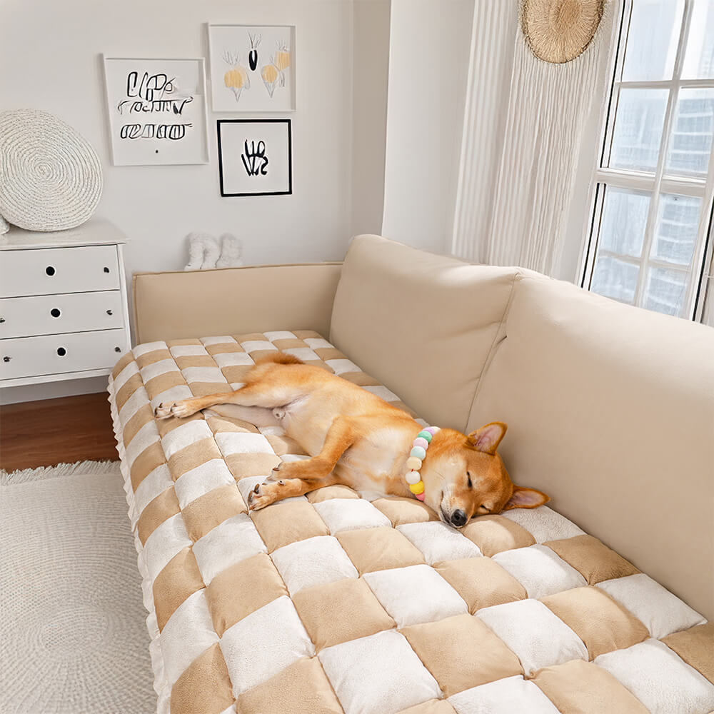Durable Plaid Pet Furniture Protector Sofa Cover