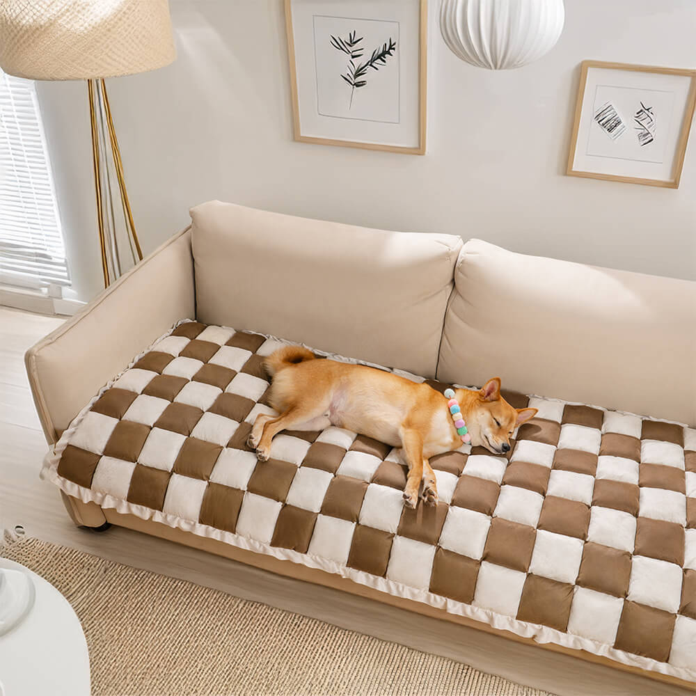 Durable Plaid Pet Furniture Protector Sofa Cover