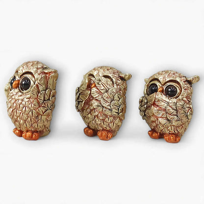 Alliem Gilded Owl Trio Inovessa