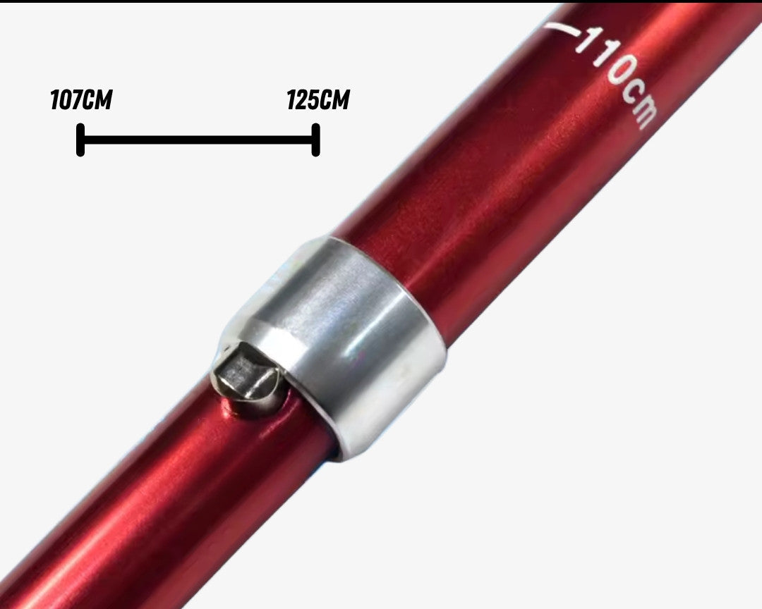 AlpineFlex | Lightweight Adjustable Foldable Nordic Walking Sticks 2