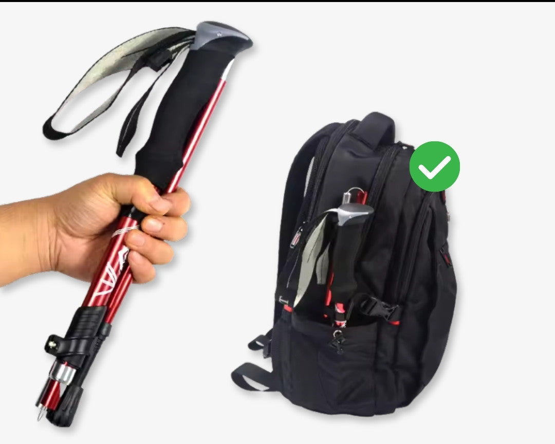 AlpineFlex | Lightweight Adjustable Foldable Nordic Walking Sticks 4